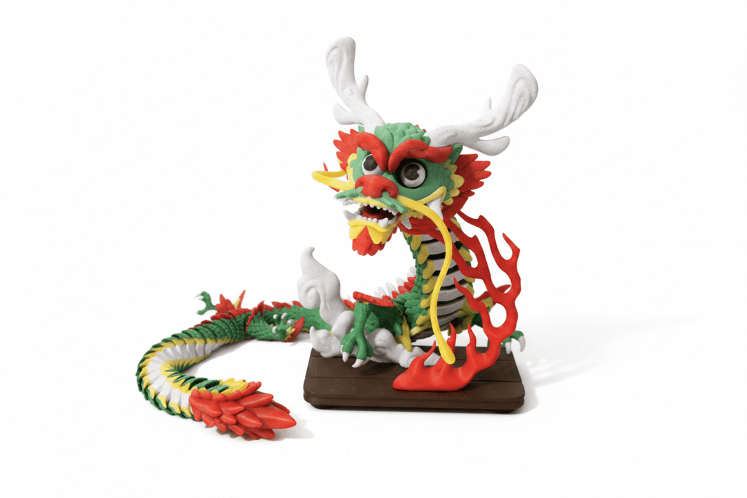 Imperial Dragon (Spicy Being Design) - Sculpture by Fiendworks Studio