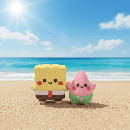 Kawaii Spongebob and Patrick 