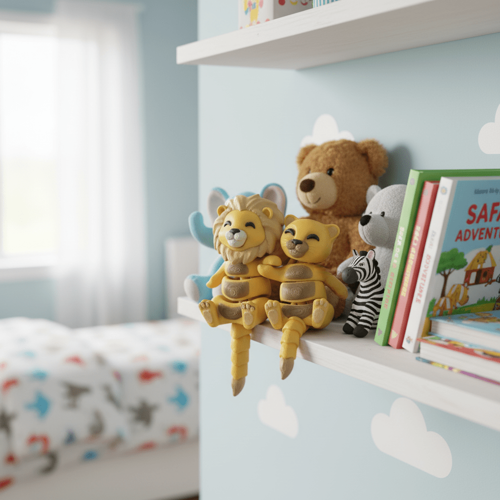 Lion Friends Flexi Figures - Flexi Figures by Fiendworks Studio