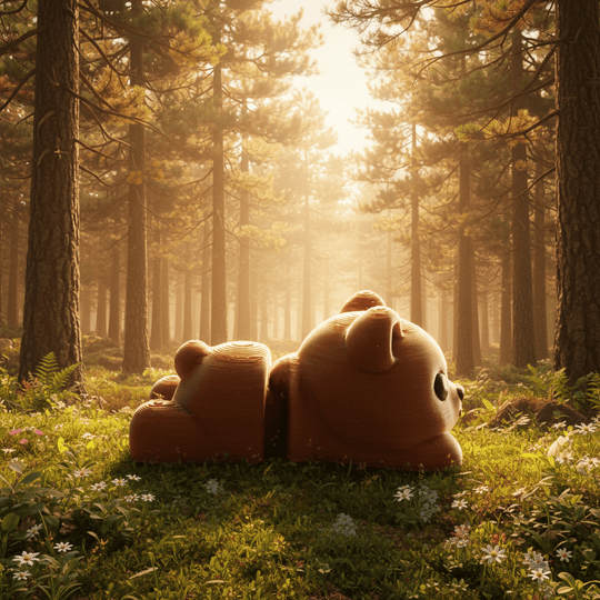 Little Brown Bear Flexi Figure
