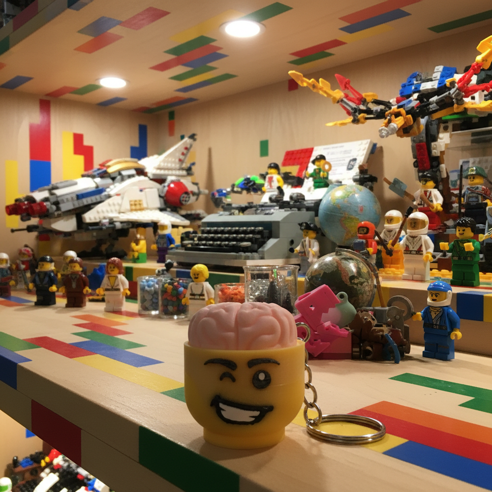 Minifig Brain Clicker - Clicker by Fiendworks Studio