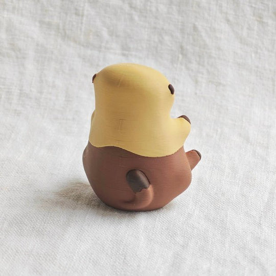 Multicolor Otter Worry Stone – 3D Printed Pocket Fidget - Fiendworks Studio