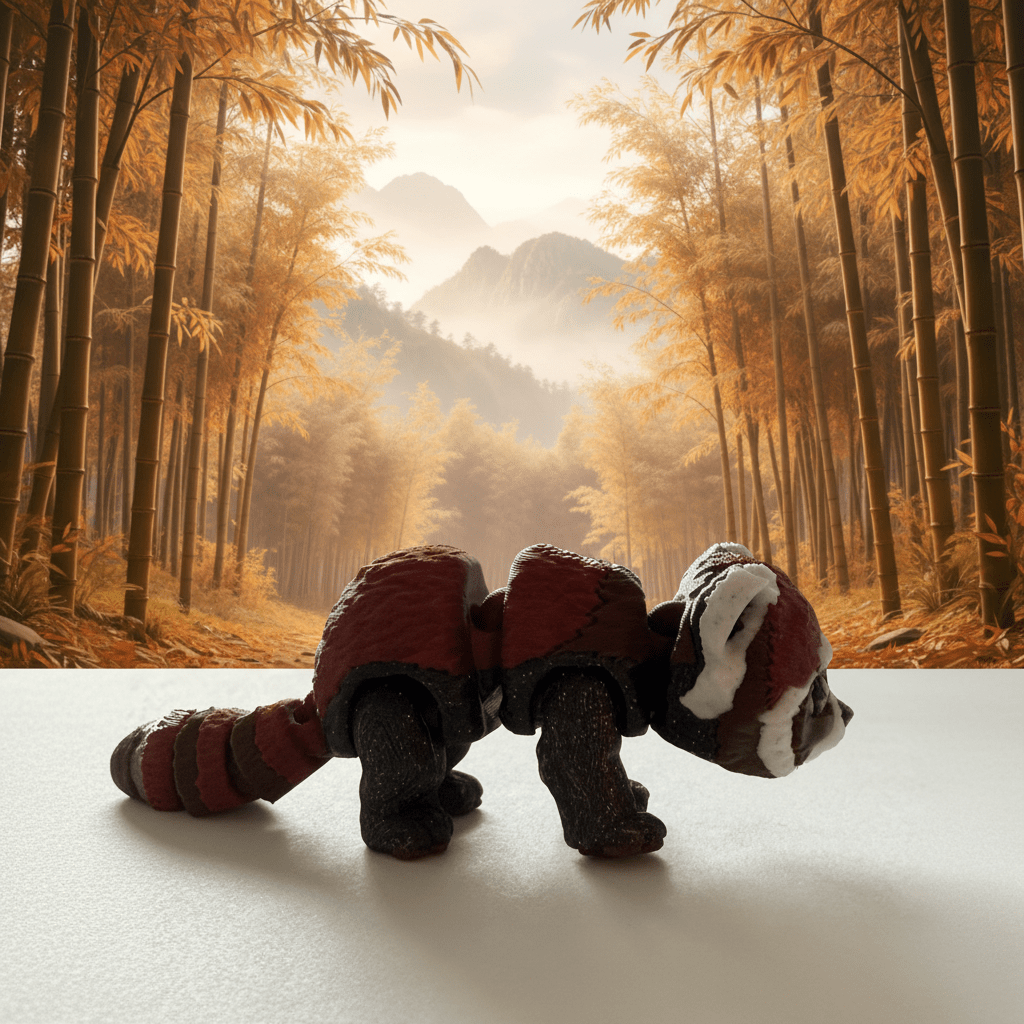 Red Panda Flexi Figure - Flexi Figures by Fiendworks Studio