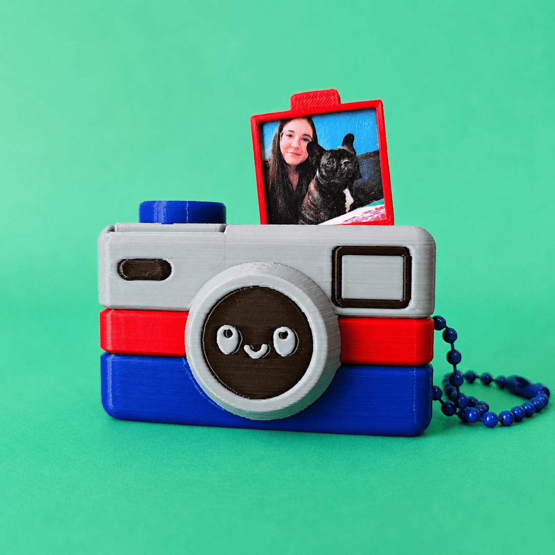 Retro Camera Clicker – 3D Printed Fidget Toy - Fiendworks Studio