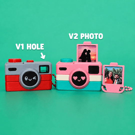 Retro Camera Clicker – 3D Printed Fidget Toy - Fiendworks Studio