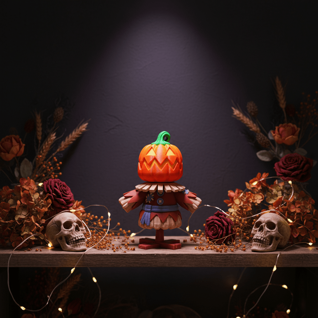 Scarecrow Clicker – 3D Printed Halloween Fidget Toy - Clicker by Fiendworks Studio