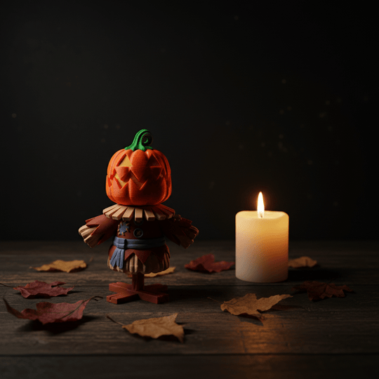 Scarecrow Clicker 3D Printed Halloween Fidget Toy