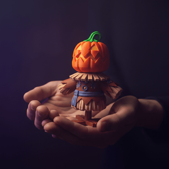 Scarecrow Clicker 3D Printed Halloween Fidget Toy