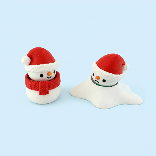Snowman Fidget Clicker Keychain - Fiendworks Studio