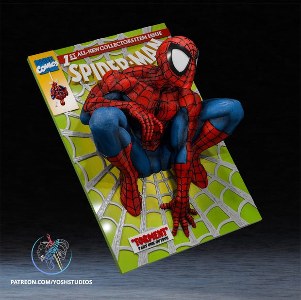 Spider-Man Figure Poster - Poster by Fiendworks Studio