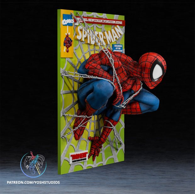 Spider-Man 3D Wall Art Multi-Layer Collector Display