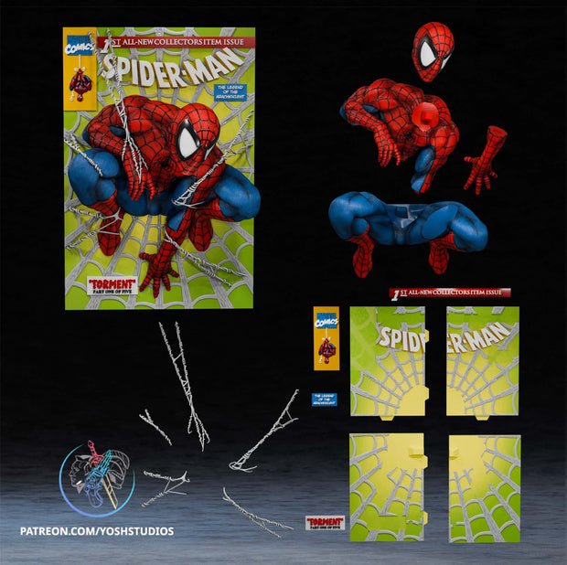 Spider-Man Figure Poster - Poster by Fiendworks Studio