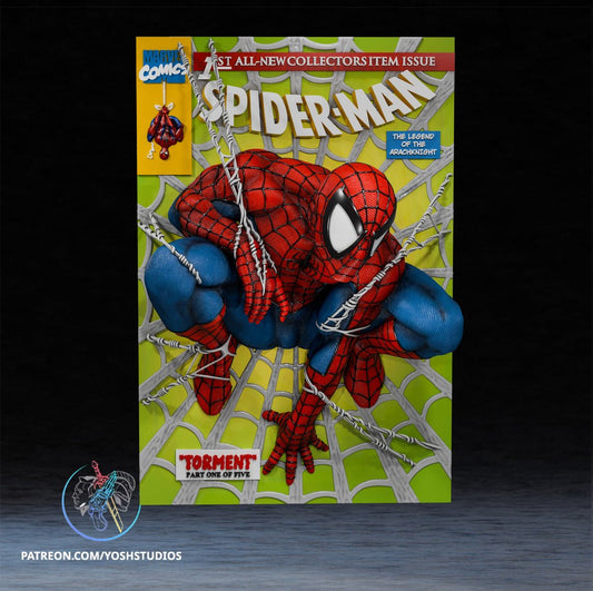 Spider-Man Figure Poster - Poster by Fiendworks Studio