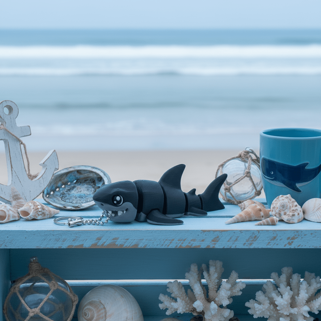 Swimmy Shark - Flexi Figures by Fiendworks Studio
