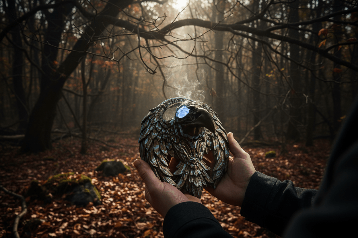 The Gravecaller's Crest – Unearthed | 3D Printed Wall Art - Fiendworks Studio