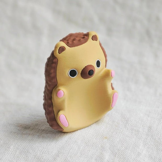 Colorful Hedgehog 3D Pocket Fidget – Stress Relief Stone - Fiendworks Studio