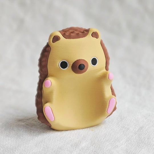 Colorful Hedgehog 3D Pocket Fidget – Stress Relief Stone - Fiendworks Studio