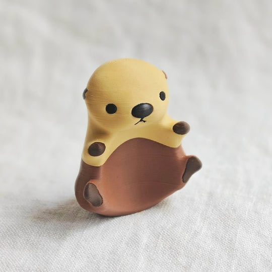 Woodland Worry Stone Trio – 3D Printed Pocket Fidget Bundle - Fiendworks Studio