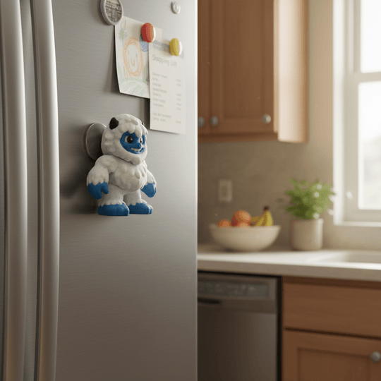Yeti Magnet - Magnet by Fiendworks Studio