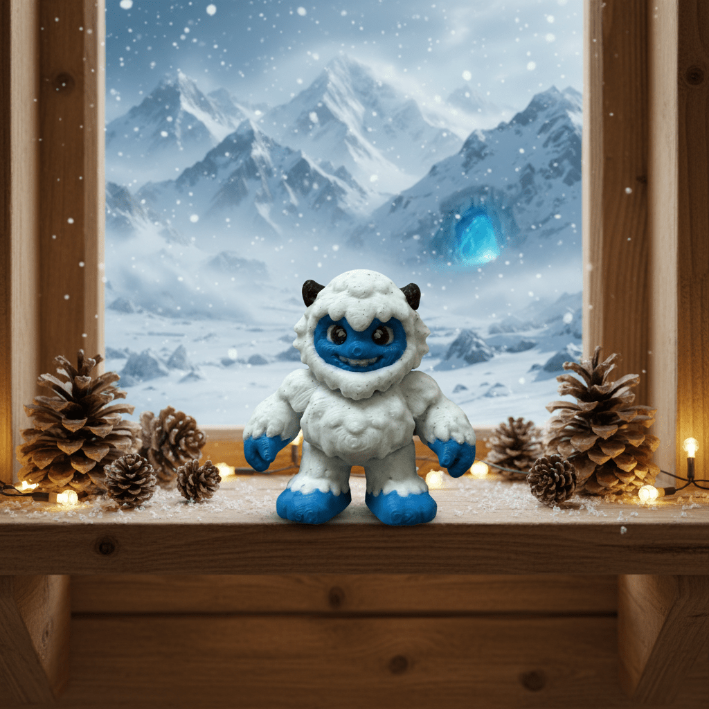 Yeti Magnet - Magnet by Fiendworks Studio