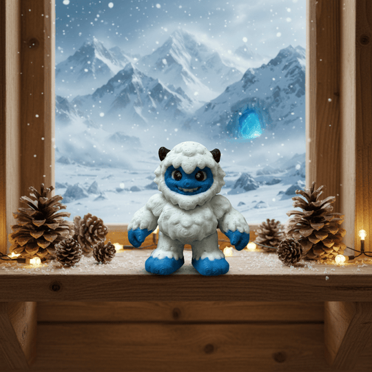 Yeti Magnet - Magnet by Fiendworks Studio