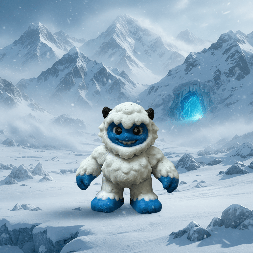 Yeti Magnet - Magnet by Fiendworks Studio